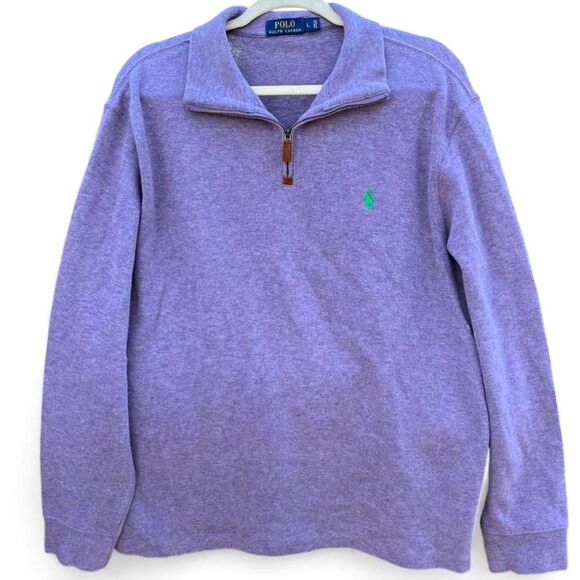 Polo by Ralph Lauren Other - Polo Ralph Lauren Estate Rib Quarter-Zip Sweater | Lavender | Men's Large